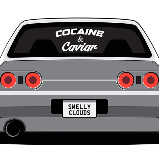 Cocaine & Caviar - Rear Window Sticker