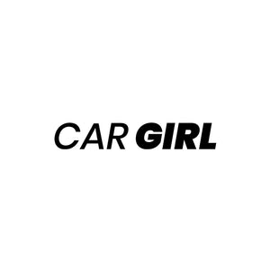 Car Girl Sticker